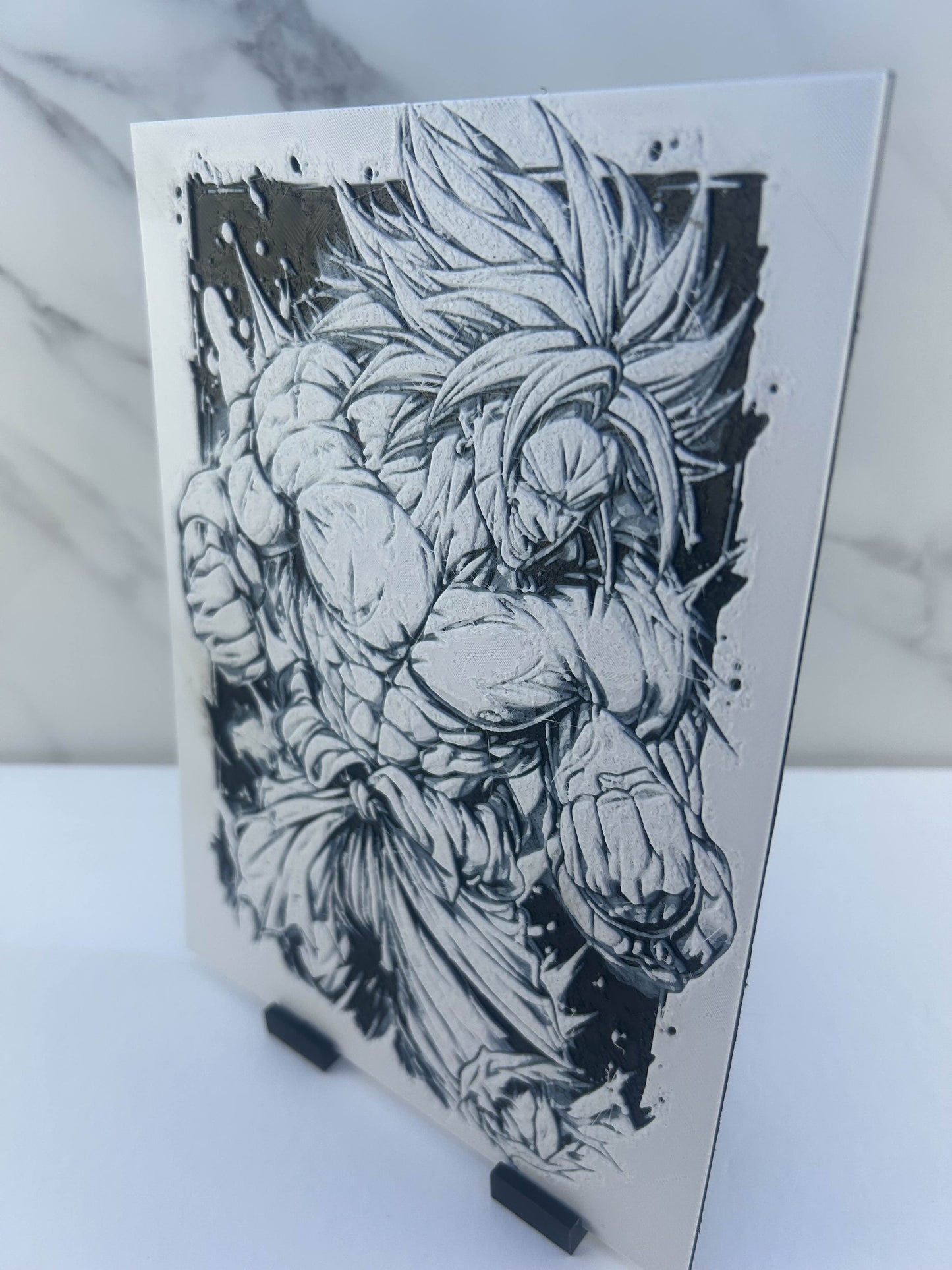 Dragon Ball Z - Plaque avec Support : Broly