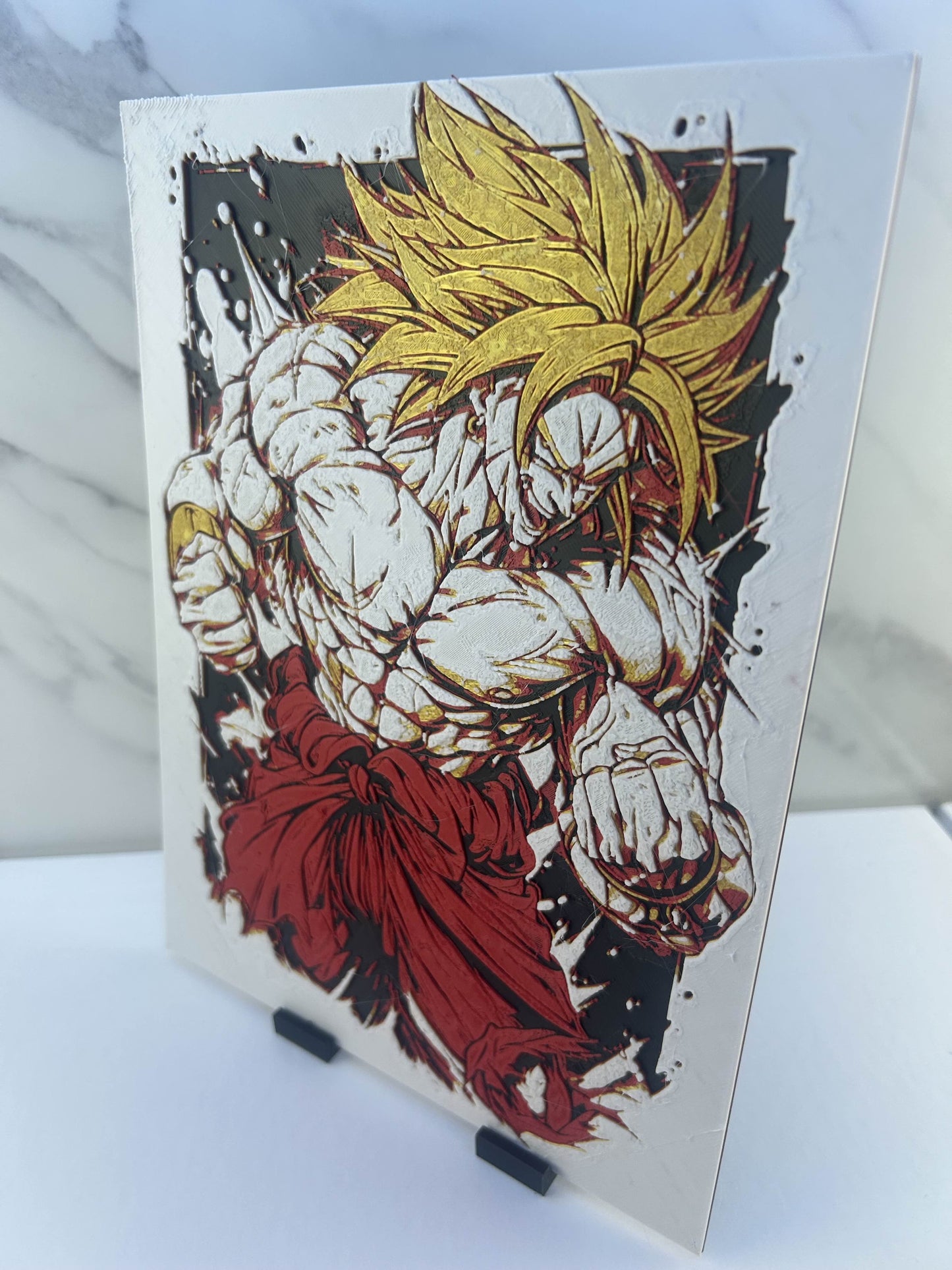Dragon Ball Z - Plaque avec support : Broly