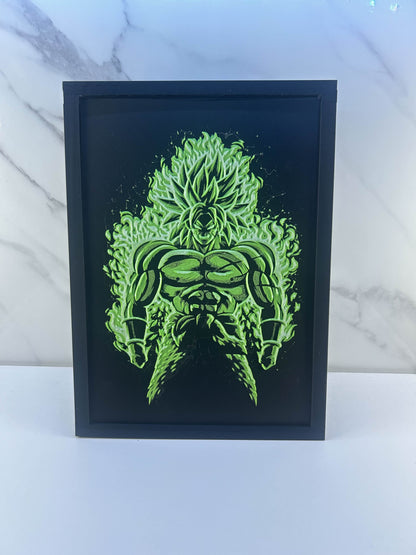 Dragon Ball Z - Cadre : Broly Effet Fluorescent