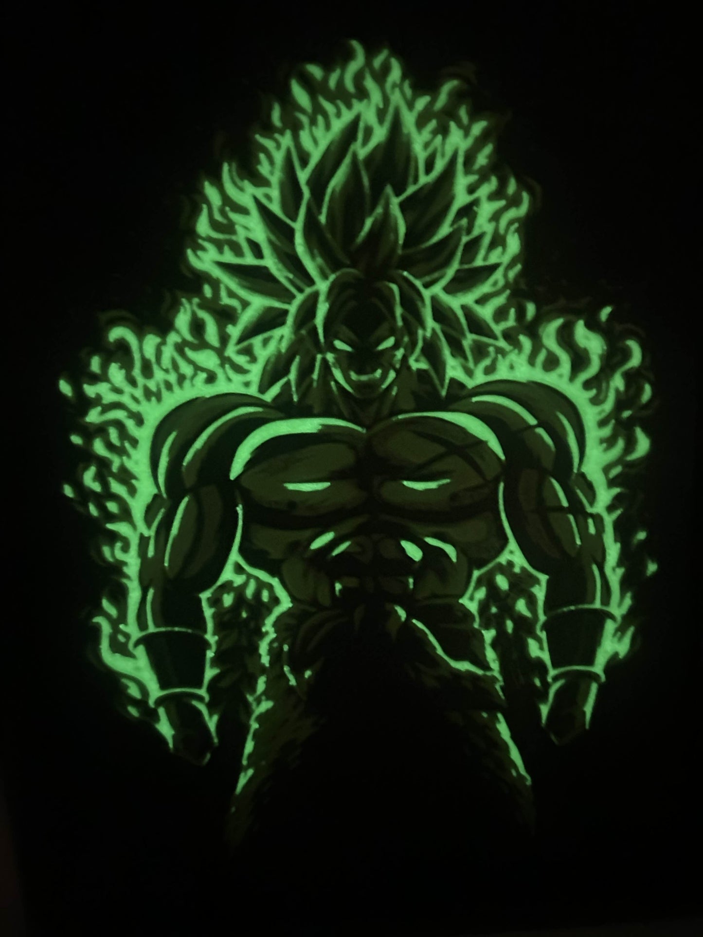 Dragon Ball Z - Cadre : Broly Effet Fluorescent