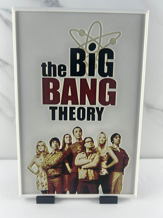 The Big Bang Theory - Plaque avec support
