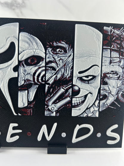 Tueurs FRIENDS - Plaque avec Support
