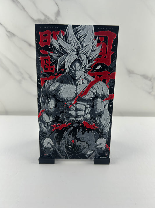 Dragon Ball Z - Plaque : Avec support