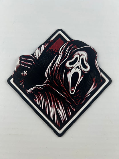 Scream - Plaque : Avec Support