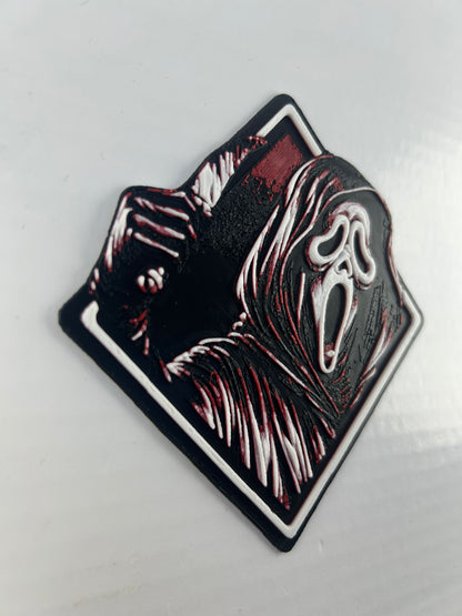 Scream - Plaque : Avec Support