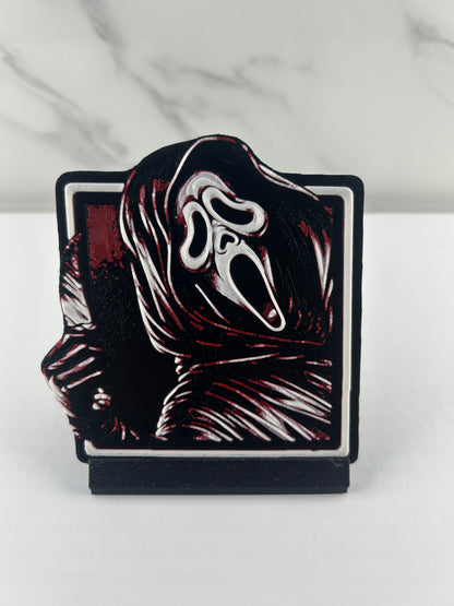 Scream - Plaque : Avec Support