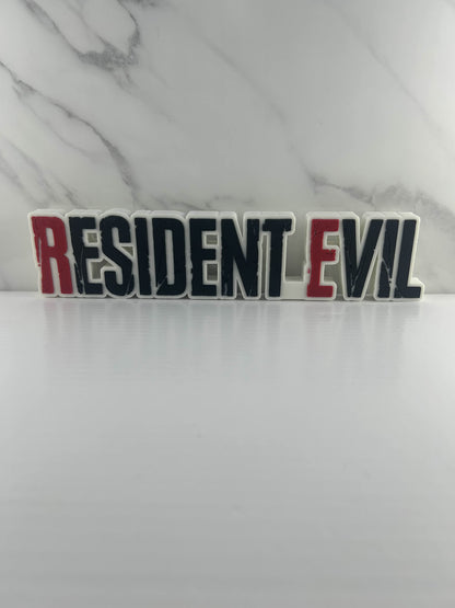 Resident Evil - Logo : Blanc