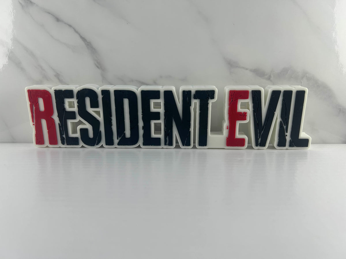 Resident Evil - Logo : Blanc