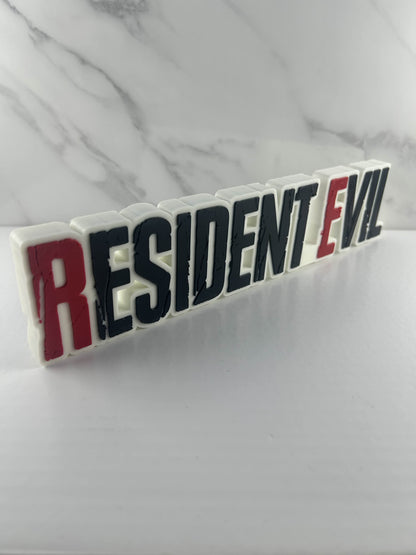 Resident Evil - Logo : Blanc