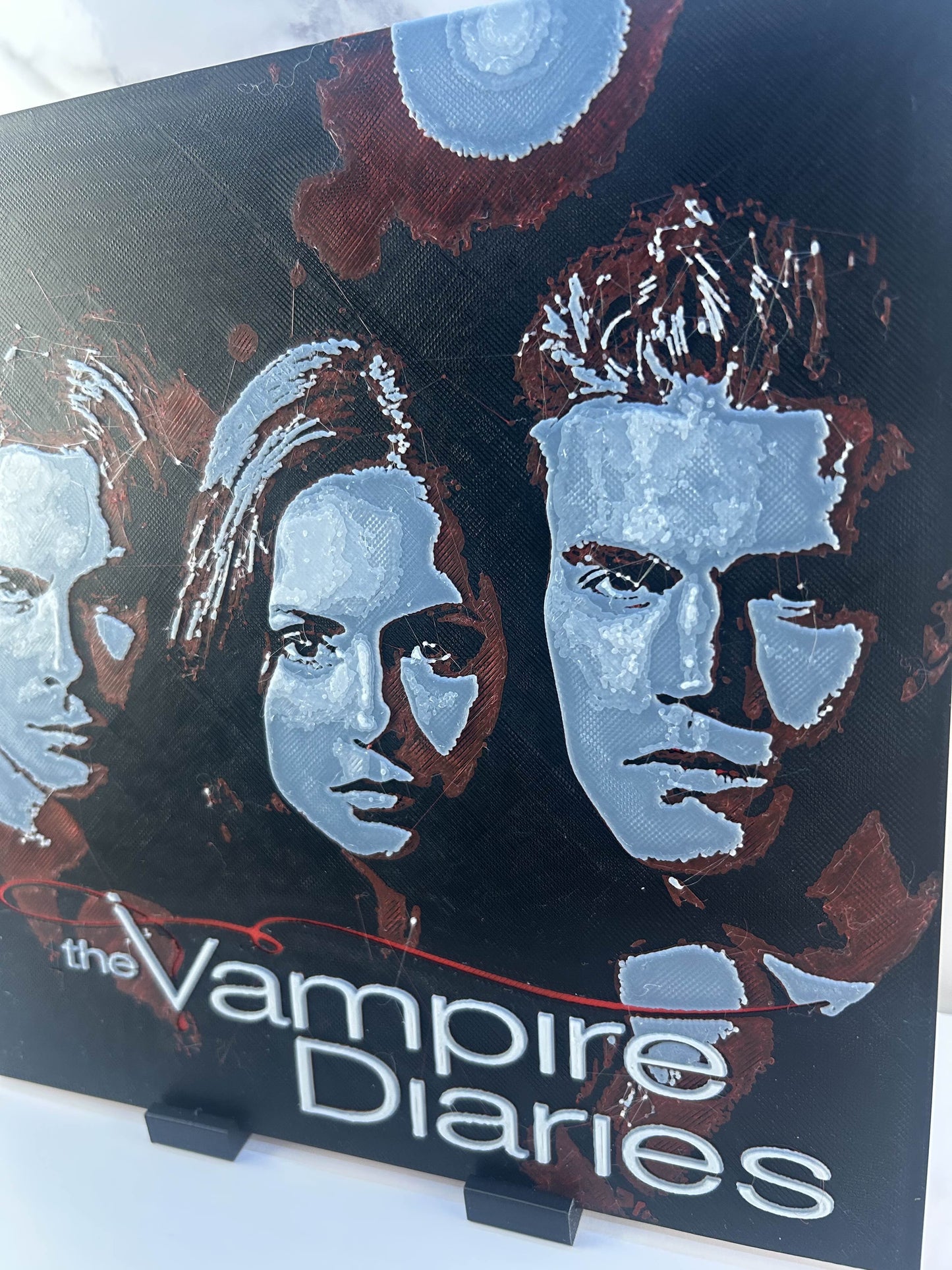 The Vampire Diaries - Plaque : Avec Support