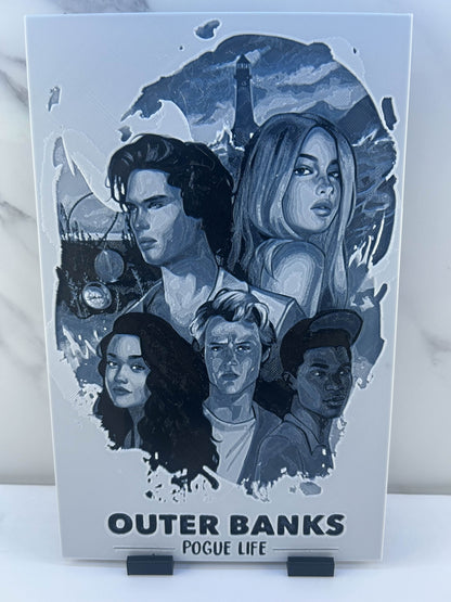 Outer Banks - Plaque : Avec support