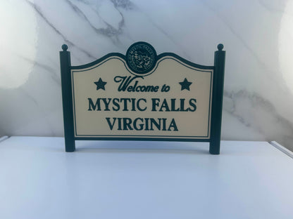 The Vampire Diaries - Panneau : Mystic Falls