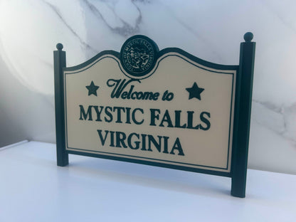 The Vampire Diaries - Panneau : Mystic Falls