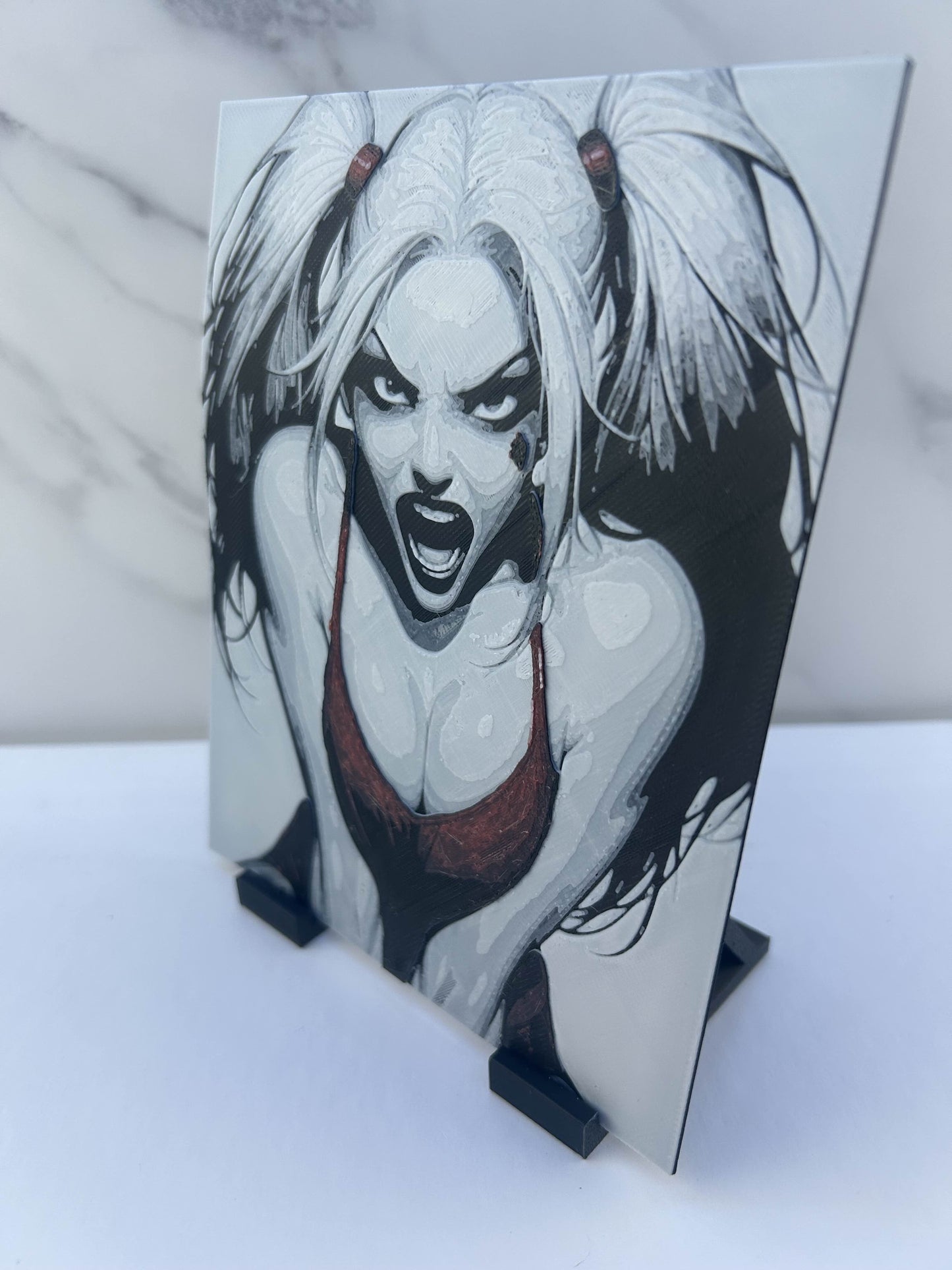Harley Quinn - Plaque : Avec Support