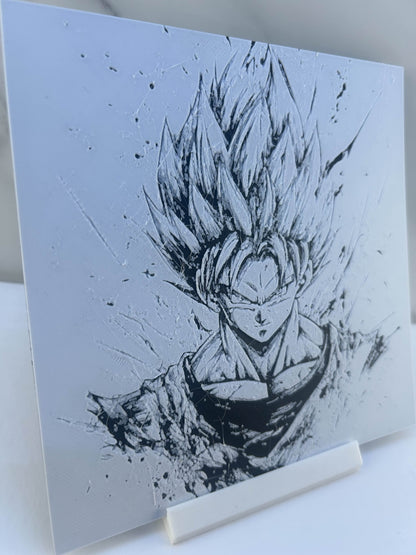 Dragon Ball Z - Plaque : Avec support
