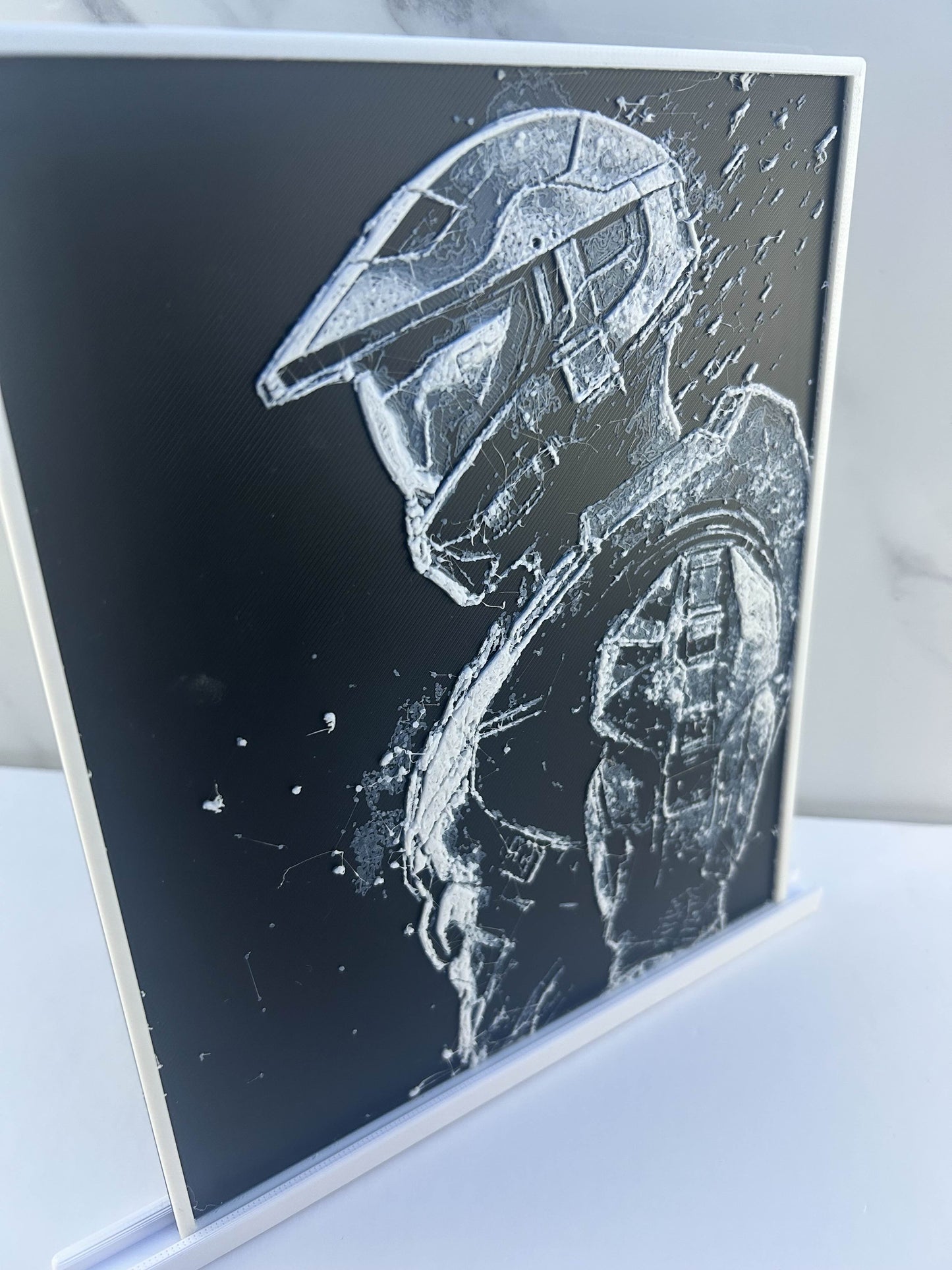 Halo - Plaque Encadrée : Avec Support