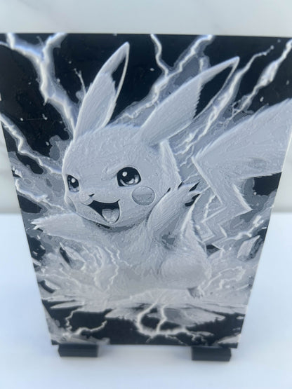 Pokémon - Plaque avec Support : Pikachu