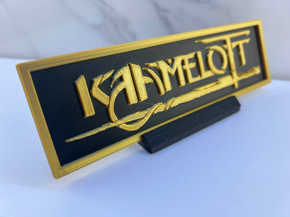 Kaamelott - Plaque : Avec Support