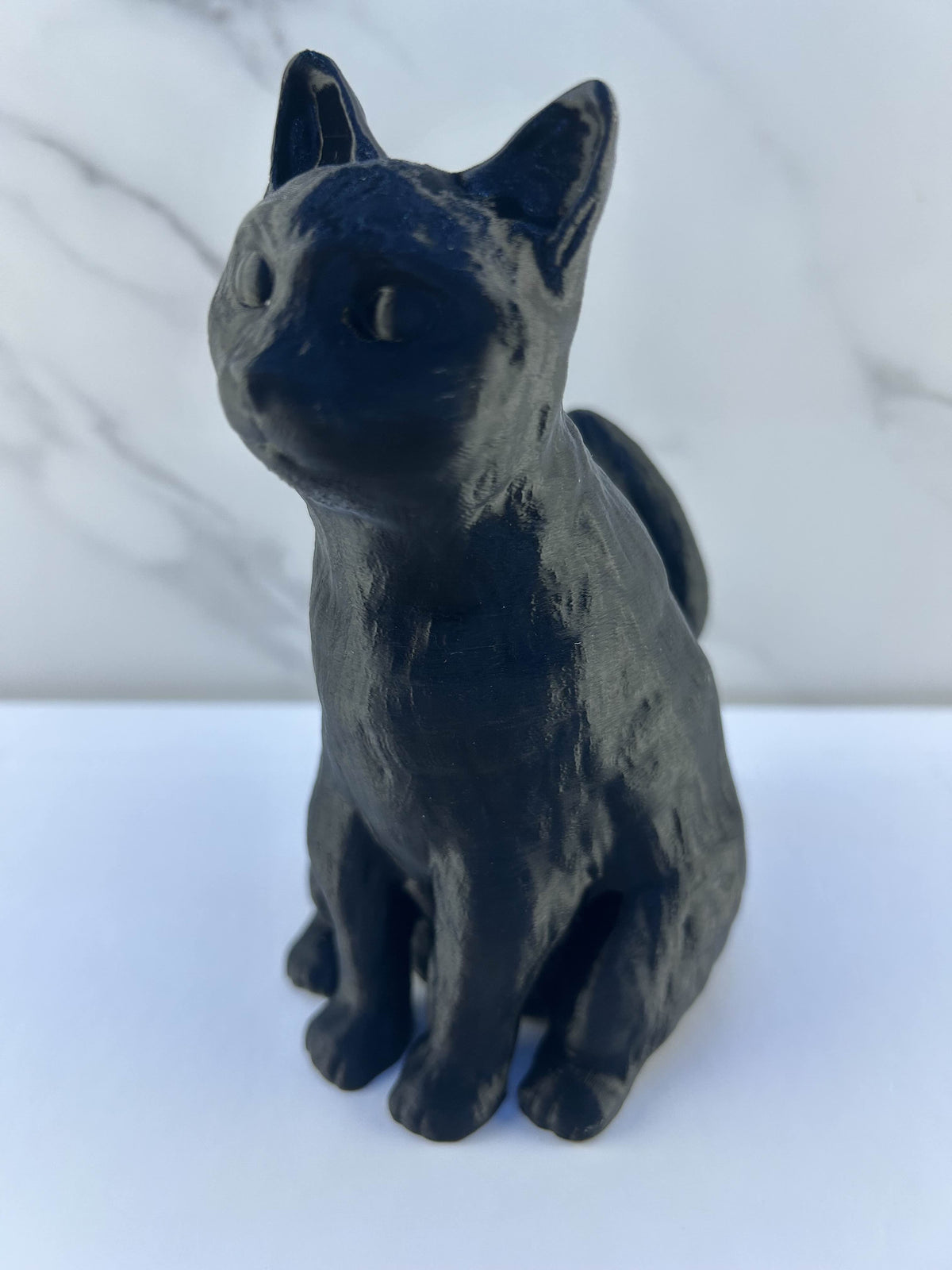 Chat - Figurine : Noir Assis