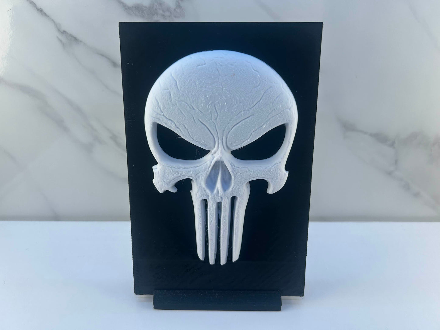 The Punisher - Plaque en Relief : Avec Support
