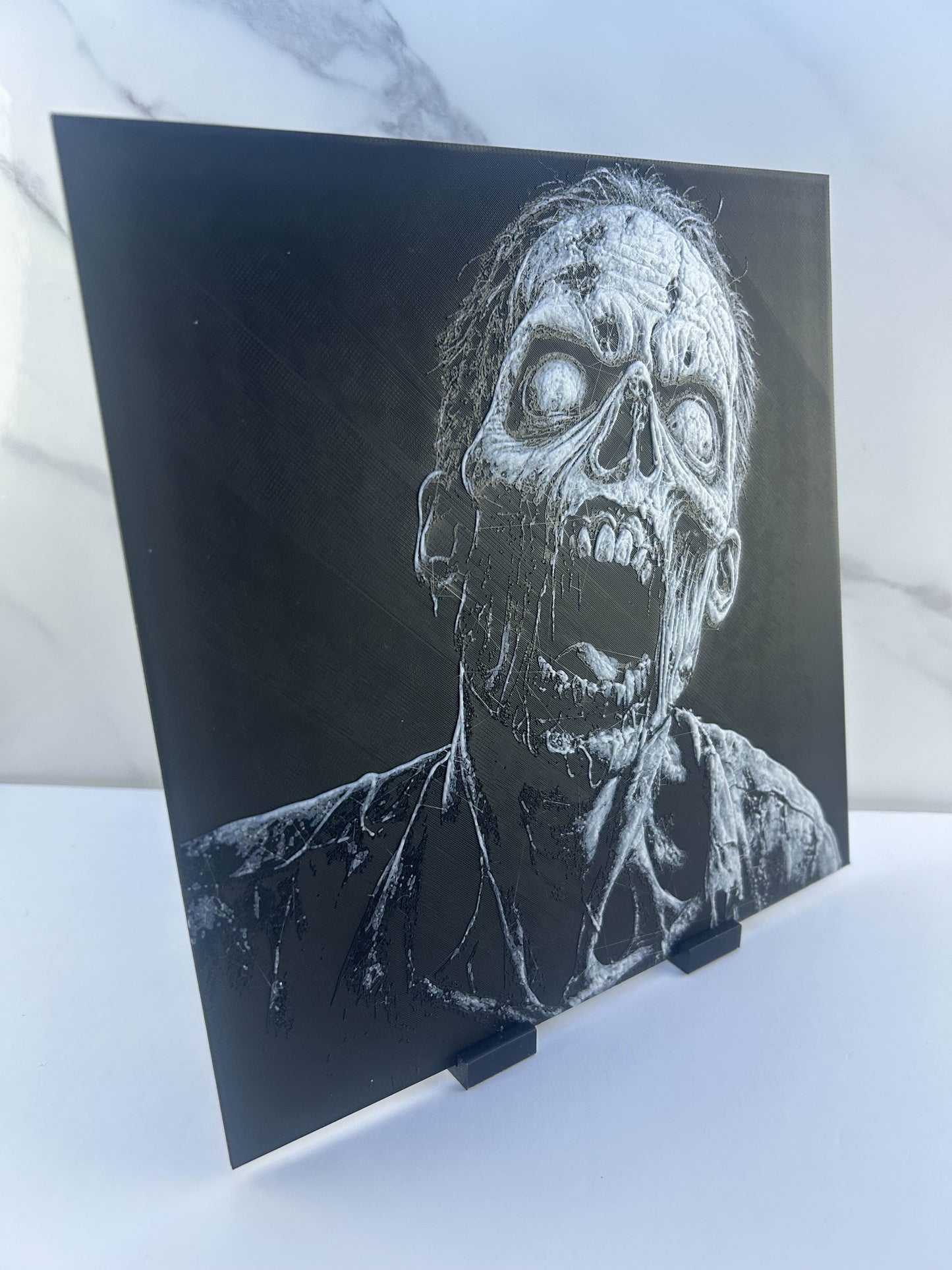 Zombie - Plaque : Avec Support