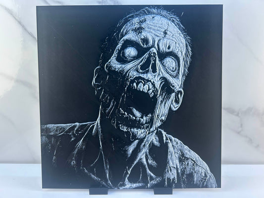 Zombie - Plaque : Avec Support