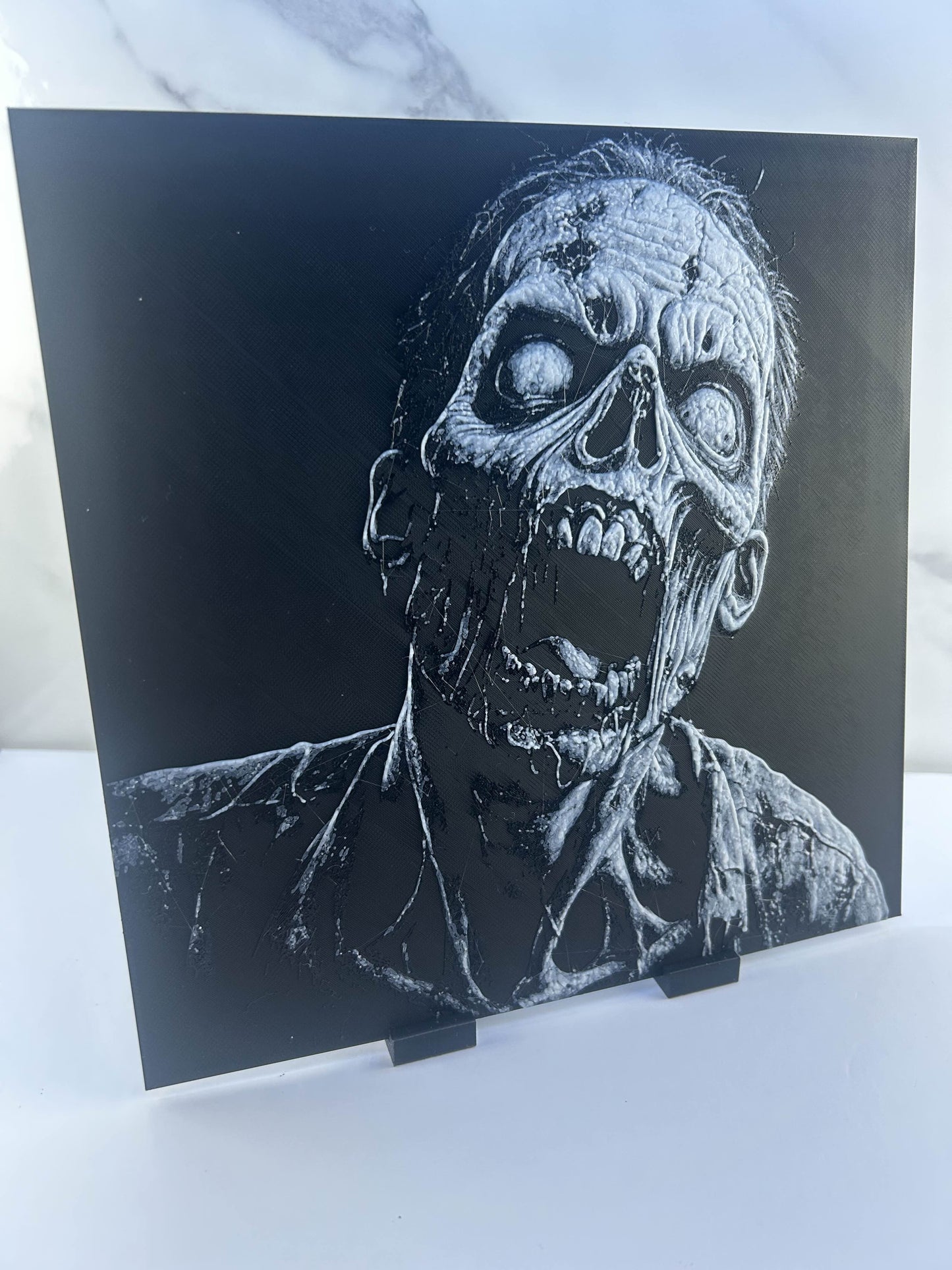 Zombie - Plaque : Avec Support