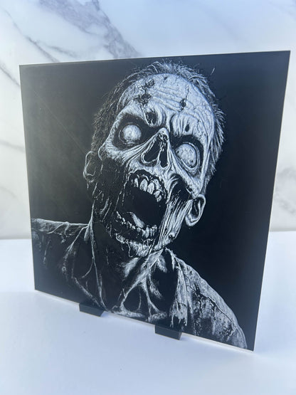 Zombie - Plaque : Avec Support