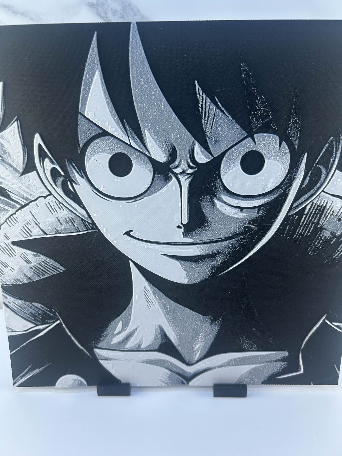 One Piece - Plaque : Avec Support - Luffy