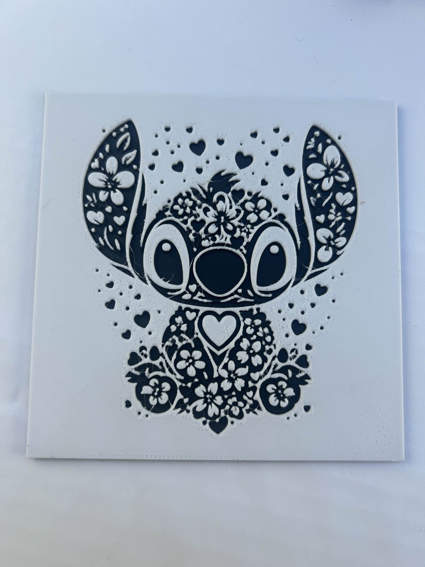 Stitch - Plaque  : Avec Support