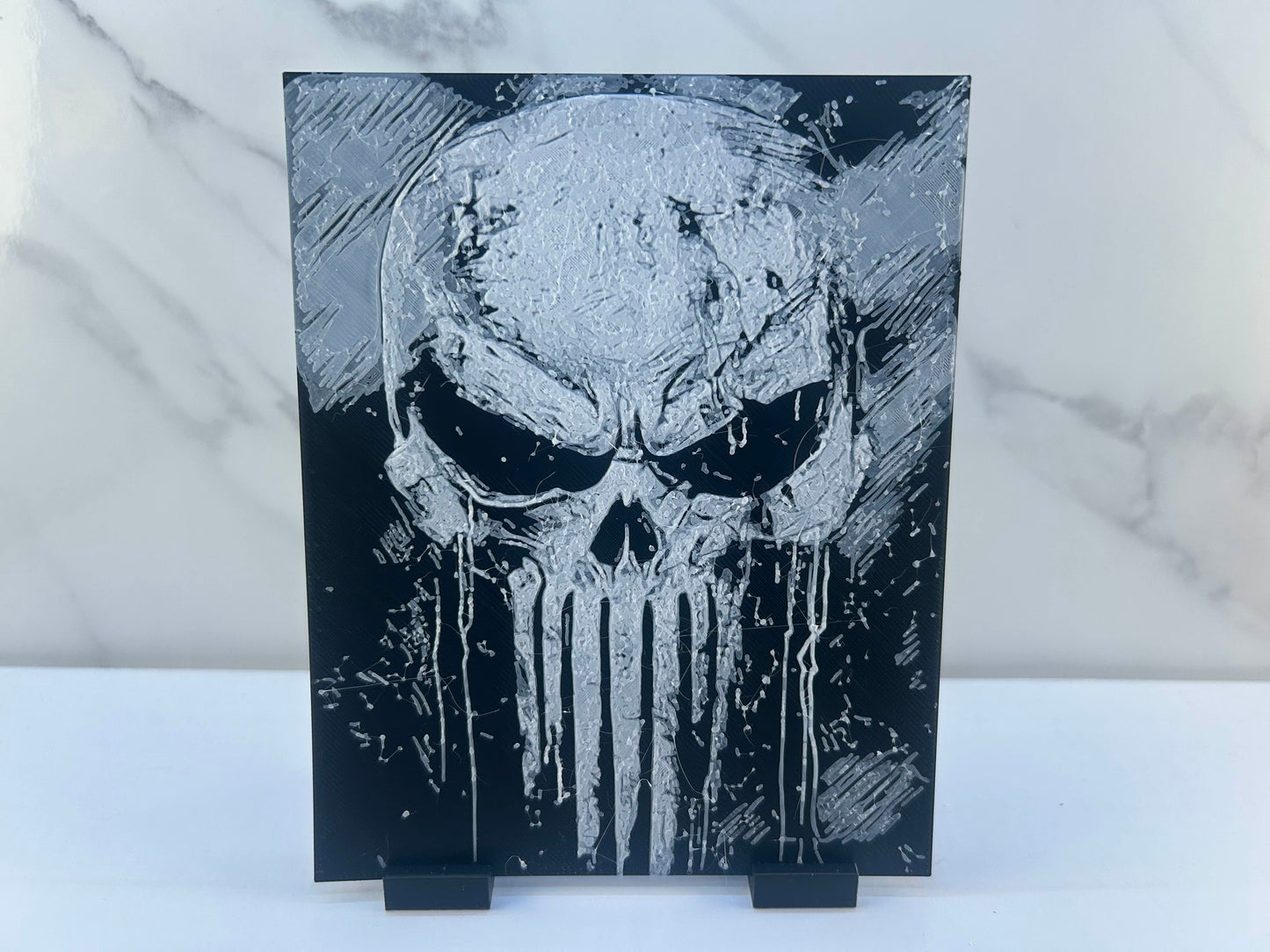 The Punisher - Plaque : Avec Support