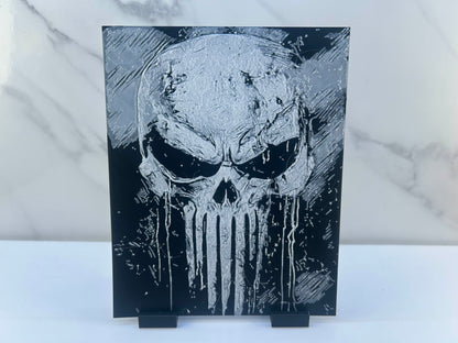 The Punisher - Plaque : Avec Support