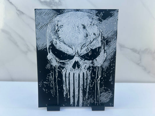 The Punisher - Plaque : Avec Support