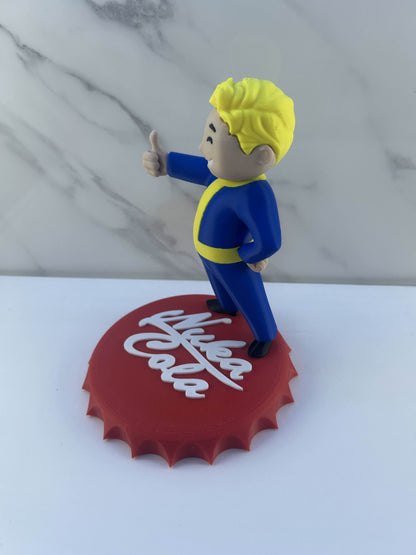 Fallout - Figurine : Avec Support Nuka Cola