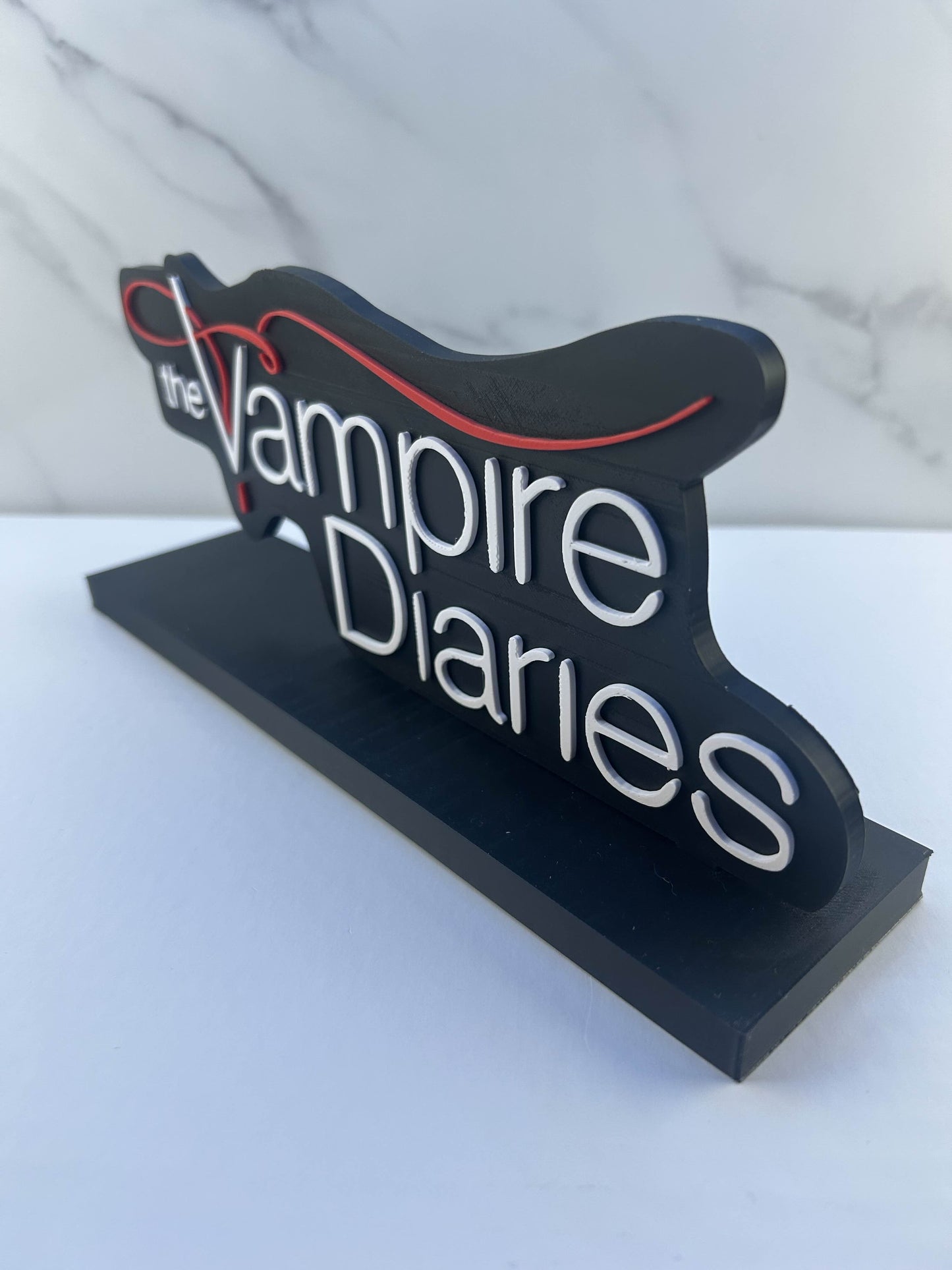 The Vampire Diaries - Logo : Avec Support